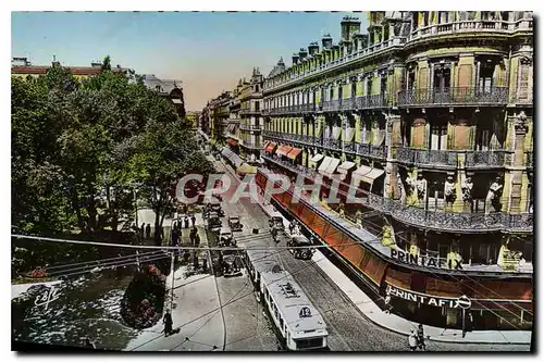 Cartes postales Toulouse la rue d'Alsace Larraine et le Square du Capitol