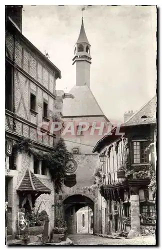 Ansichtskarte AK Bourbon Lancy Saone et Loire la maison de Bois CVI siecle et le Beffroi