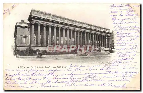 Cartes postales Lyon le palais de justice