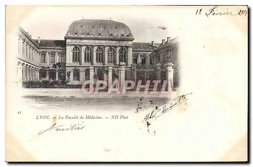 Cartes postales Lyon la Faculte de Medecine