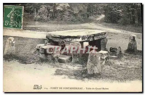 Ansichtskarte AK Foret Fontainebleau Table du grand Maitre