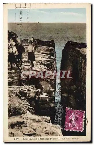 Cartes postales Les Sables d'Olonne Vendee le Puits d'Enfer