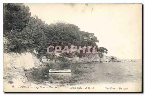 Cartes postales Toulon Cap Brun une Anse