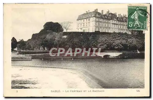 Cartes postales Sable le chateau et le Barrage