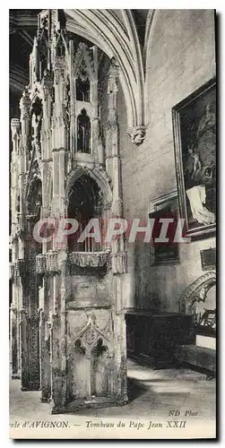 Ansichtskarte AK Cathedrale d'Avignon Tombeau du Pape Jean XXII