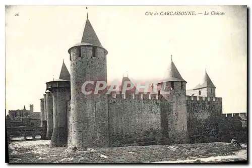 Cartes postales Cite de Carcassonne le chateau