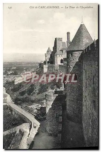 Cartes postales Cite de Carcassonne la tour de l'Inquisition