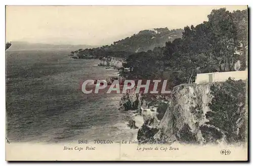 Ansichtskarte AK Toulon la pointe du Cap Brun