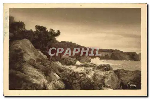 Cartes postales Toulon au bord de la mer les rochers de Ste Marguerite