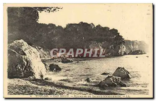 Cartes postales Toulon Cap Brun Rochers de Sainte Marguerite