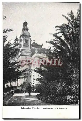 Cartes postales Monte Carlo Theatre du casino