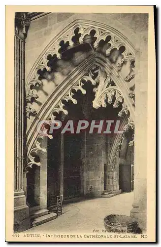 Ansichtskarte AK Autun interieur de la cathedrale St Lazare