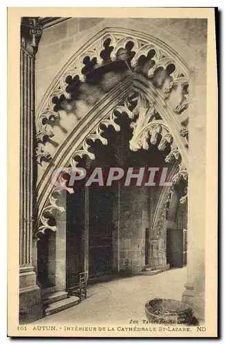 Cartes postales Autun interieur de la cathedrale St Lazare