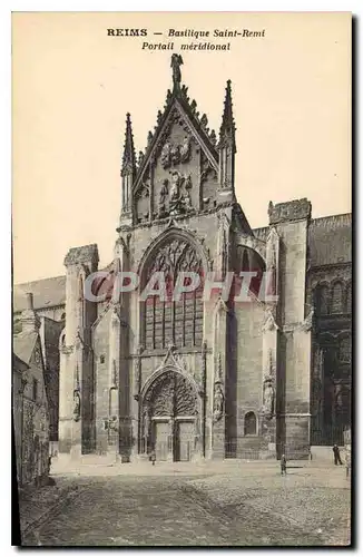 Ansichtskarte AK Reims Basilique Saint Remi portail meridional