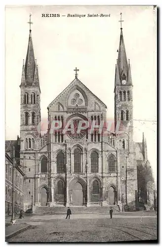 Ansichtskarte AK Reims Basilique Saint Remi