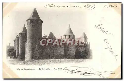 Cartes postales Cite de Carcassonne le chateau