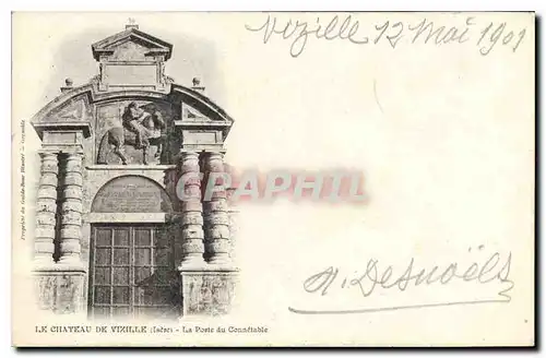 Cartes postales Le chateau de Vizille Isere la poste du Connetable