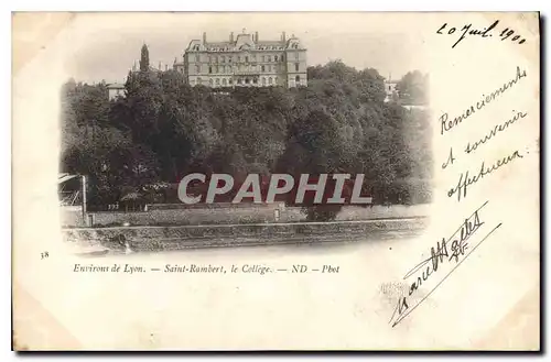 Cartes postales Environs de Lyon Saint Rambert le College