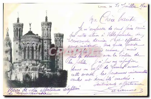 Cartes postales Lyon Abside de Notre Dame de Fourviere