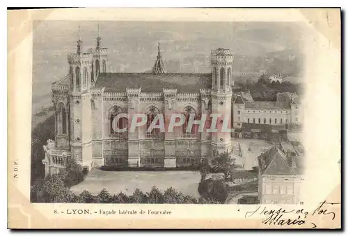 Ansichtskarte AK Lyon Facade laterale de Fourviere