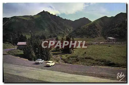 Cartes postales Le Sancy Puy de Dome vue generale de la chaine et les stations des teleferiques