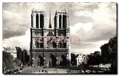 Ansichtskarte AK Paris Notre Dame et le Parvis