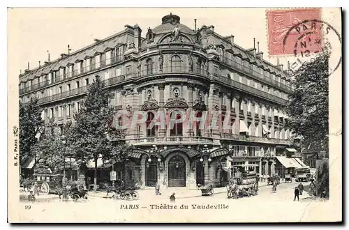 Cartes postales Paris Theatre du Vaudeville