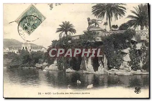 Cartes postales Nice la Grotte des Nouveaux jardins