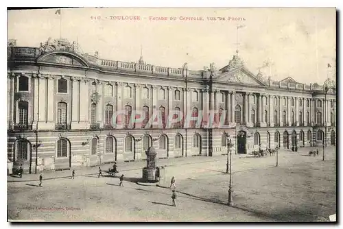 Ansichtskarte AK Toulouse facade du Capitole vue de Profil