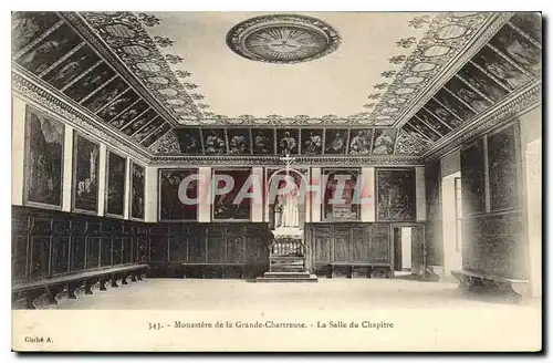 Cartes postales Monstere de la grande Chartreuse la salle du Chapitre