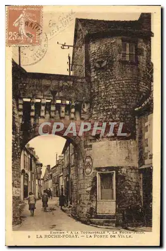 Cartes postales La Roche Posay la porte de ville