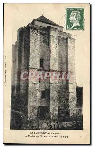 Cartes postales La Roche Posay Vienne le Donjon du chateau vue prise au Nord