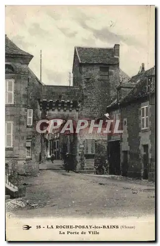 Ansichtskarte AK La Roche Posay Les Bains Vienne la porte de Ville