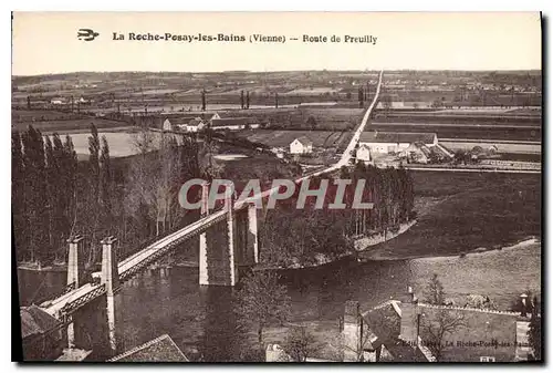 Cartes postales La Roche Posay les Bains Vienne Route de Preuilly