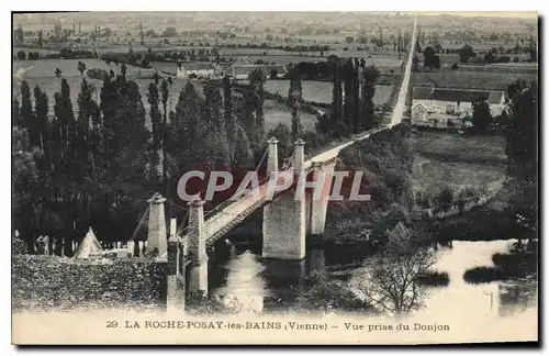 Ansichtskarte AK La Roche Posay les Bains Vienne Vue prise du Donjon