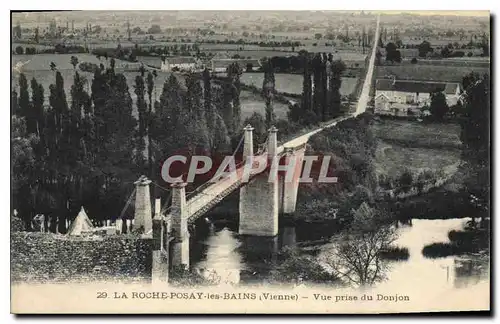 Cartes postales La Roche Posay les Bains Vienne Vue prise du Donjon