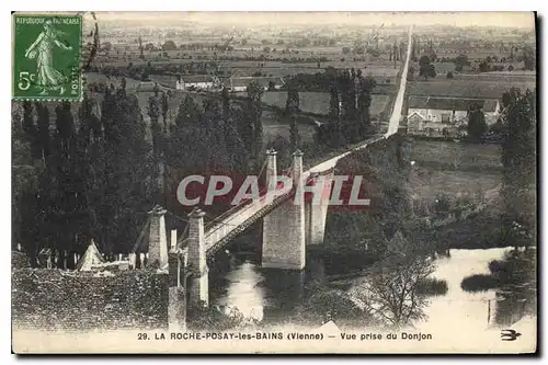 Ansichtskarte AK La Roche Posay les Bains Vienne Vue prise du Donjon