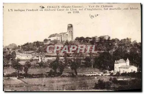 Ansichtskarte AK Chalus Hte Vienne Vue du Chateau