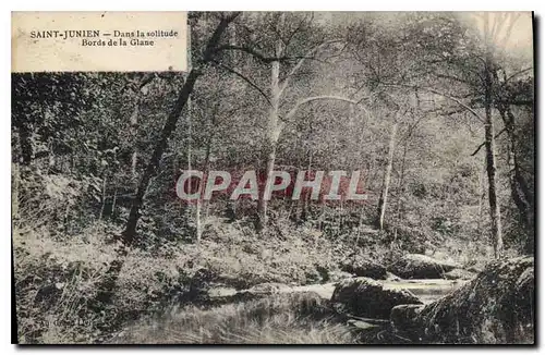 Cartes postales St Junien Dans la Solitude Bords de la Glane