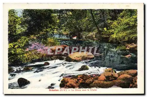 Cartes postales St Junien H V La Glane sous le Chalet