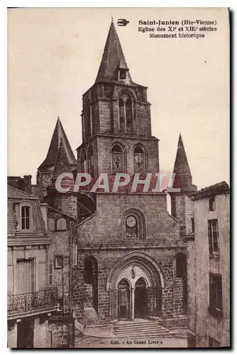 Ansichtskarte AK St Junien Hte Vienne L'Eglise