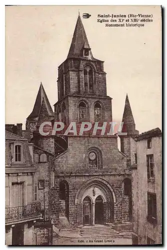 Cartes postales St Junien Hte Vienne L'Eglise