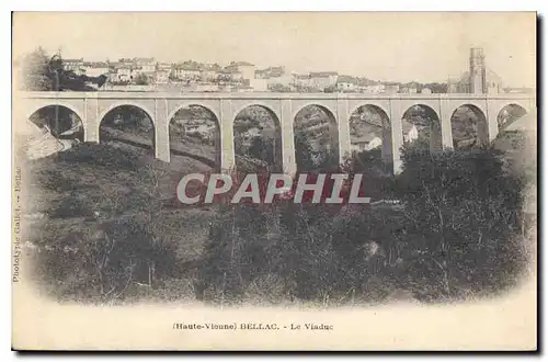 Cartes postales Hte Vienne Bellac Le Viaduc
