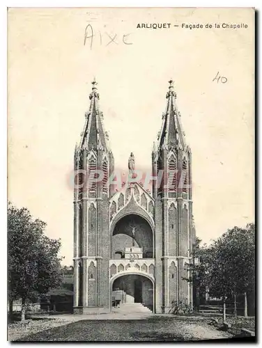 Cartes postales Arliquet Facade de la Chapelle