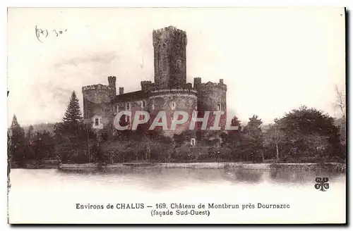 Cartes postales Environs de Chalus Chateau de Montbrun pres Dournazac