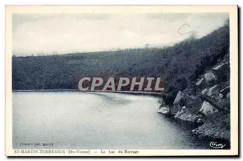 Ansichtskarte AK St Martin Terressus Hte Vienne Le Lac du Barrage