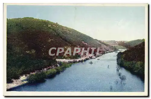 Cartes postales St Martin Terressus Hte Vienne Confluent du Taurion et du Parleur vue prise de Roche Beche au fo