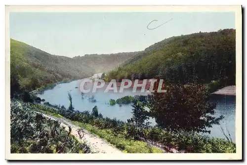 Ansichtskarte AK St Martin Terressus Hte Vienne Le Lac du Barrage de Chauvan et la Vallee du Taurion