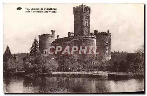 Cartes postales Chateau de Montbrun pres Dournazae Hte Vienne