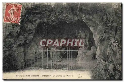 Cartes postales Environs d'Aixe Vienne Arliquet La Grotte de l'Agonie